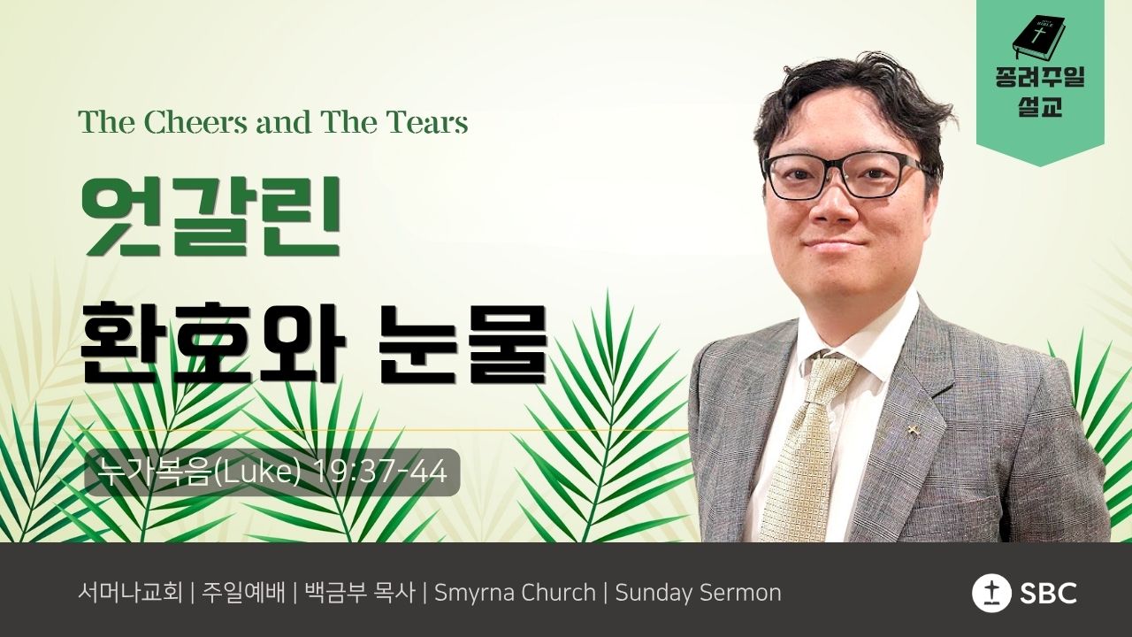 엇갈린 환호와 눈물 (The Cheers and The Tears) | 누가복음 19:37-44 (Luke 19:37-44)